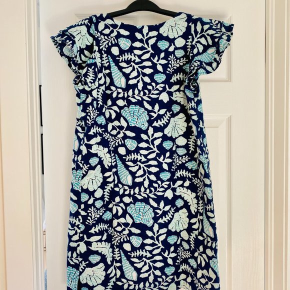 Vineyard Vines Sz Sm Flutter Sleeve Vineyard Tunic Dress - Picture 4 of 6